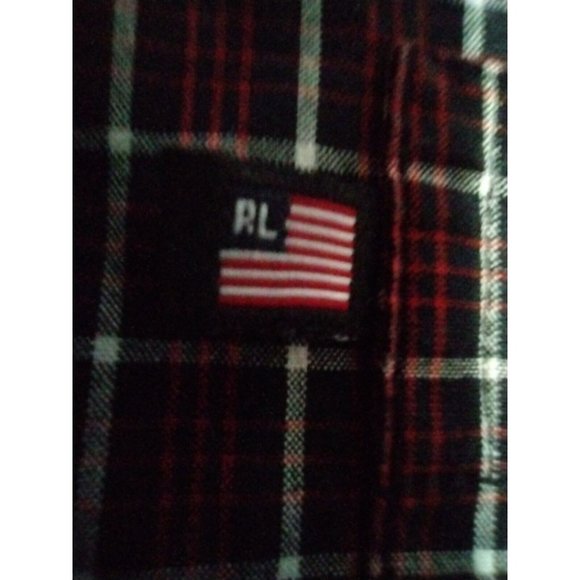 RALPH LAUREN JEANS COMPANY MEN'S Snap Purple CHECKERED SHIRT SIZE 3X - Picture 3 of 4